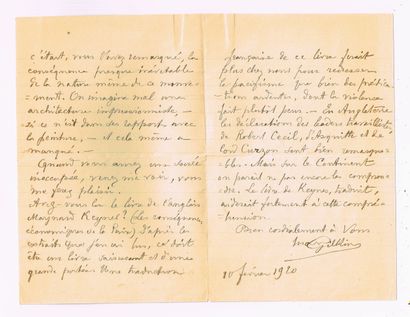 Iwan GIKLIN (1858–1924, Belgian poet) / Signed...
