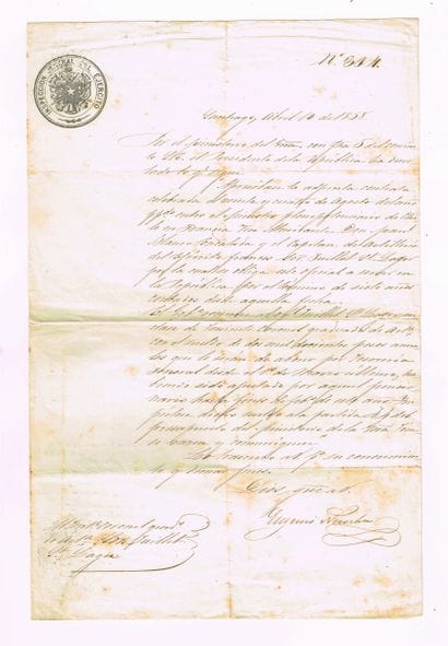 ARGENTINA - General Eugenio NECOCHEA ZARAZA...
