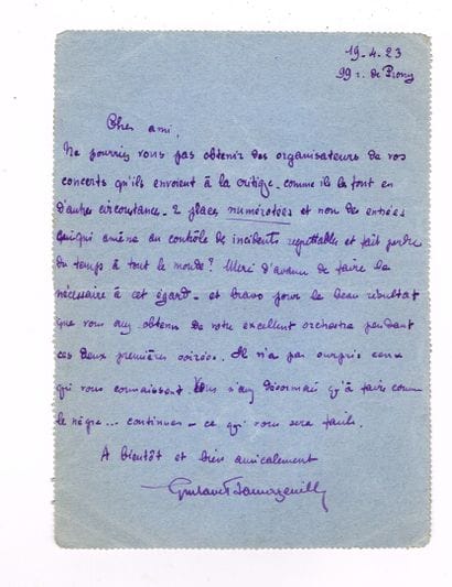 Gustave SAMAZEUILH (1877–1967, composer)...