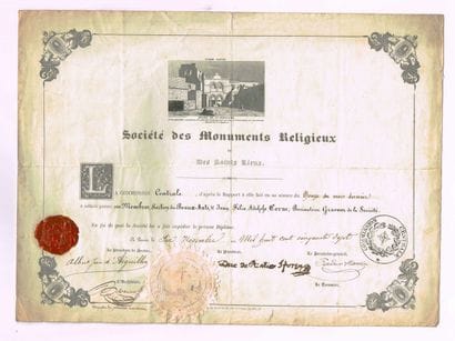 TERRE SAINTE - Société des Monuments Religieux...