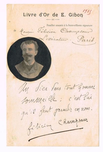Félicien CHAMPSAUR (1858–1934, man of letters)...