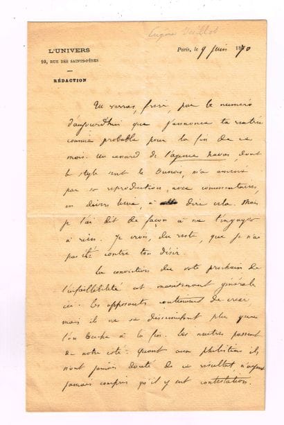 Eugène VEUILLOT (1818–1905, political journalist)...