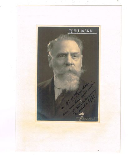 François RUHLMANN (1868–1948, Belgian conductor)...
