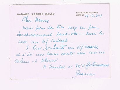General MASSU—Suzanne ROSAMBERT (1907–1977;...