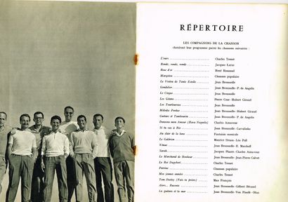 COMPAGNONS DE LA CHANSON / 1959–1960 Season...