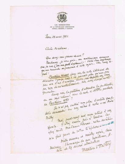 Croix de Feu – Maurice d’HARTOY (1892–1981,...