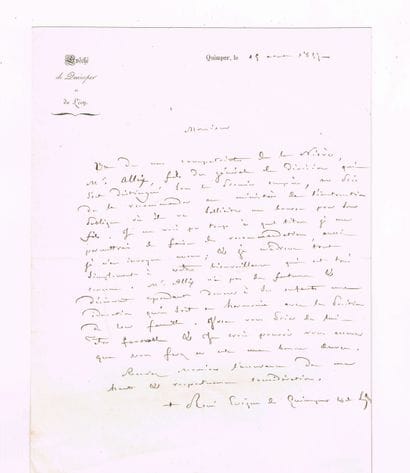 QUIMPER - René-Nicolas SERGENT (1802–1871,...