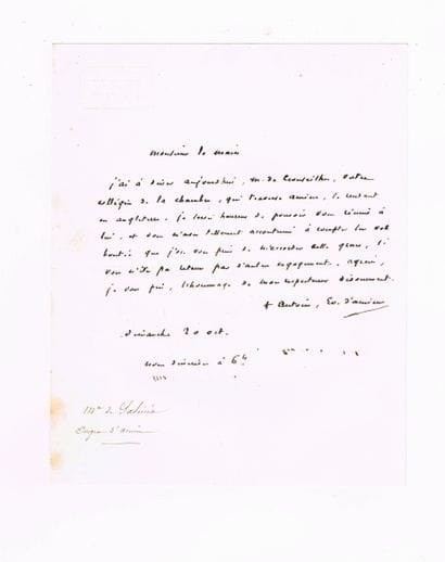 AMIENS - Monsignor Antoine de SALINIS (1798–1861,...
