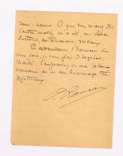 Jean RAMEAU (La Celle-Bruère, Cher, 1852–1931,...