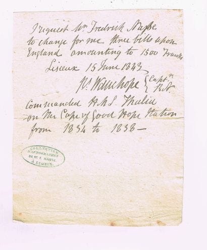 Robert WAUCHOPE (1788–1862, Admiral in the...