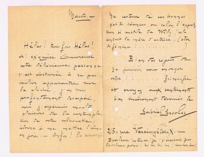 Gabriel GROVLEZ (1879–1944, composer) / Signed...