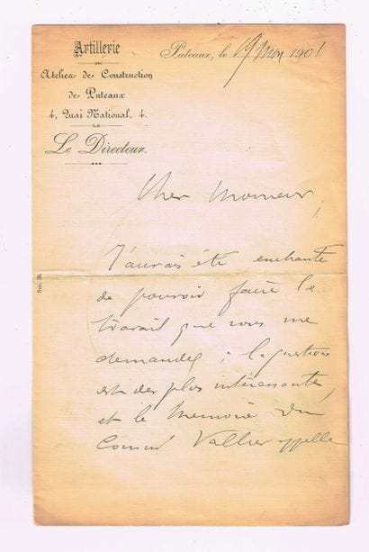 Commander Gaston HARTMANN (1851–1922, an...