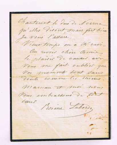 Rosine LABORDE (1824–1907, opera singer;...