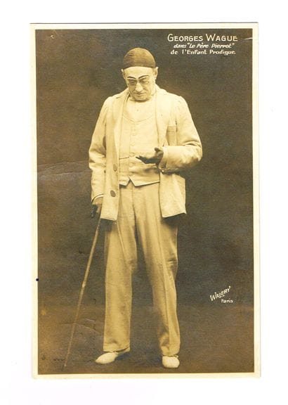 Georges WAGUE (1874–1965, mime artist, actor,...