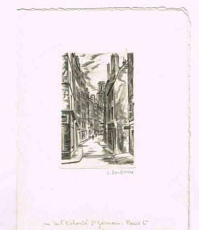 Jacques BOULLAIRE (1893–1976, painter, illustrator,...