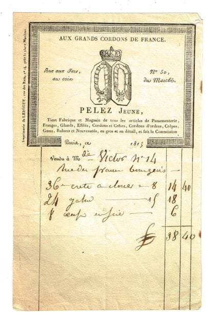 EMPIRE / Invoice from the 