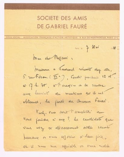 Louis BEYDTS (1895–1953, composer) / Signed...