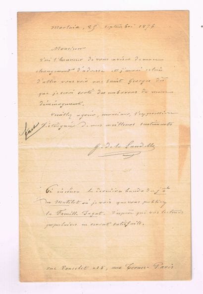 Gabriel de LA LANDELLE (1812–1886), a naval...