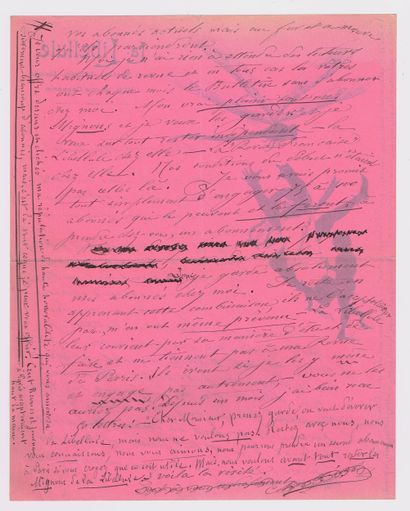 Charles MISSOL (Poet-Winemaker) / Letter...