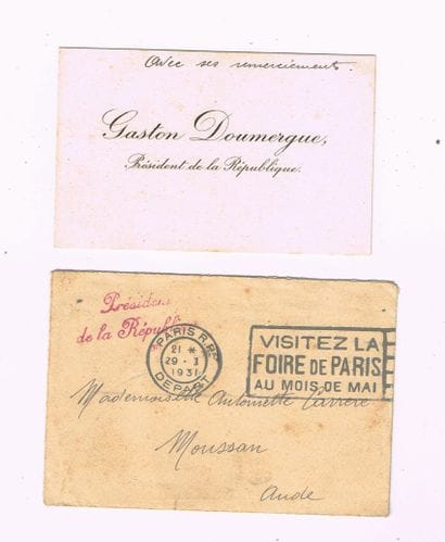 Gaston DOUMERGUE (1863–1937, President of...