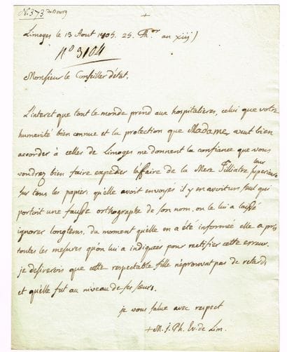 LIMOGES – Bishop Jean-Marie-Philippe DUBOURG...