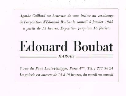 PHOTOGRAPHY – Edouard BOUBAT (1923–1999,...