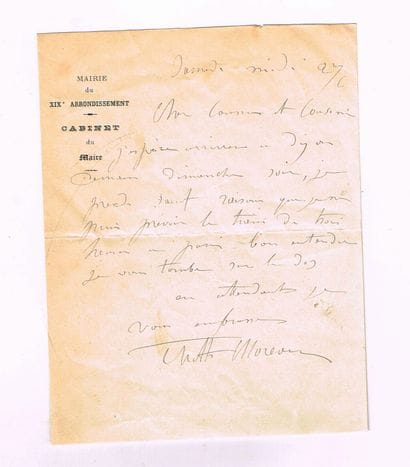 Mathurin MOREAU (1822–1912, sculptor, Mayor...