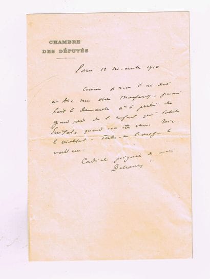Théophile DELCASSE (1852–1923, politician...