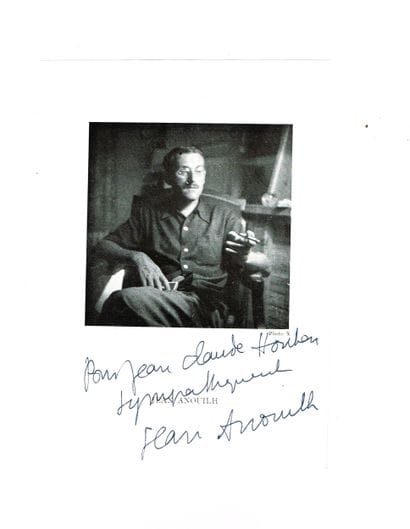 Jean ANOUILH (1910–1987, playwright) / Program...