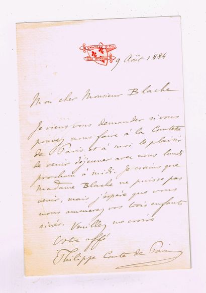 Philippe d’ORLEANS, Count of Paris (1838–1894,...