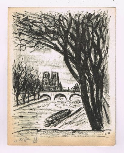 Charles KIFFER (1902–1992, painter, printmaker,...