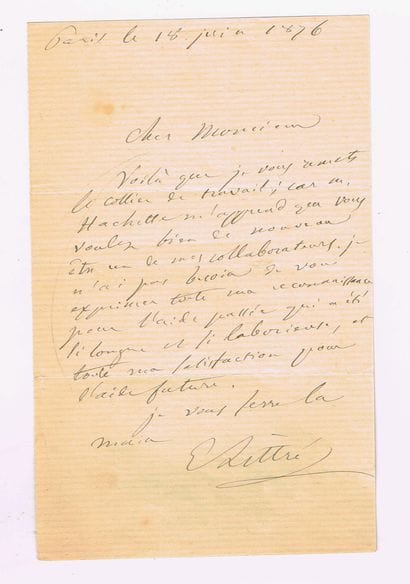 Emile LITTRE (1801–1881, lexicographer known...