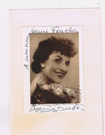 Marie DUBAS (1894–1972, realist singer) /...