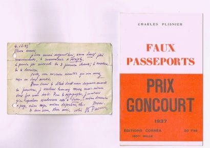Charles PLISNIER (1896–1952, Belgian writer,...