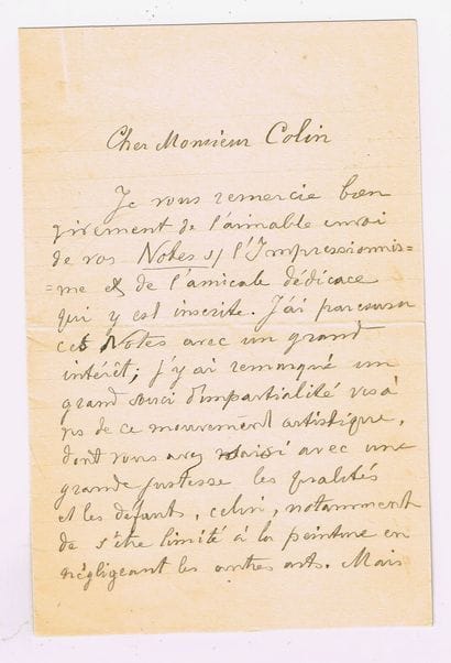 Iwan GIKLIN (1858–1924, Belgian poet) / Signed...