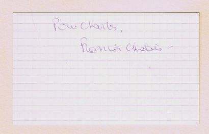 François CHALAIS (1919–1996, film critic)...