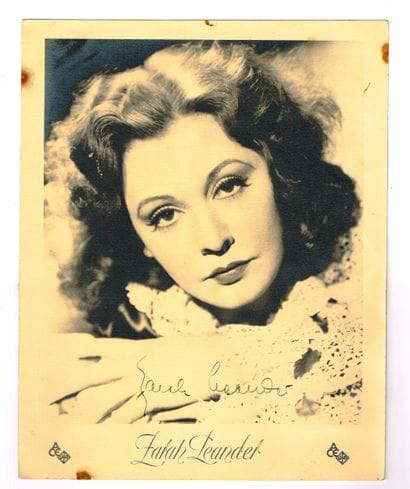Zarah LEANDER (1907–1981, Swedish actress...