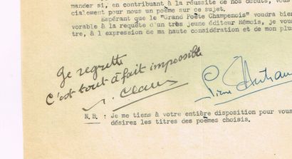 Paul CLAUDEL (1868–1955, playwright and diplomat...