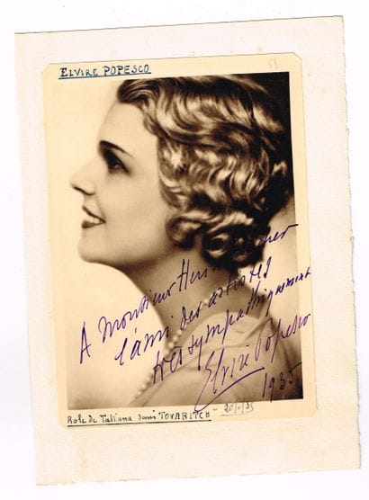 Elvire POPESCO (1891–1993, actress) / Original...