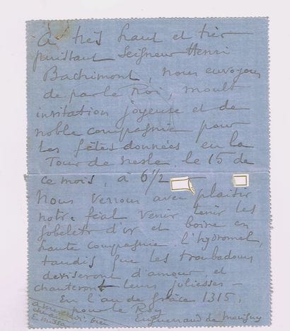 Edmond MISSA (1861–1910, composer) / Signed...