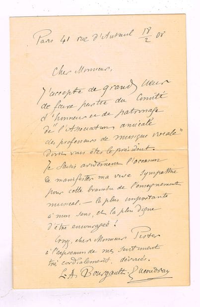 Louis-Albert BOURGAULT-DUCOUDRAY (Nantes,...