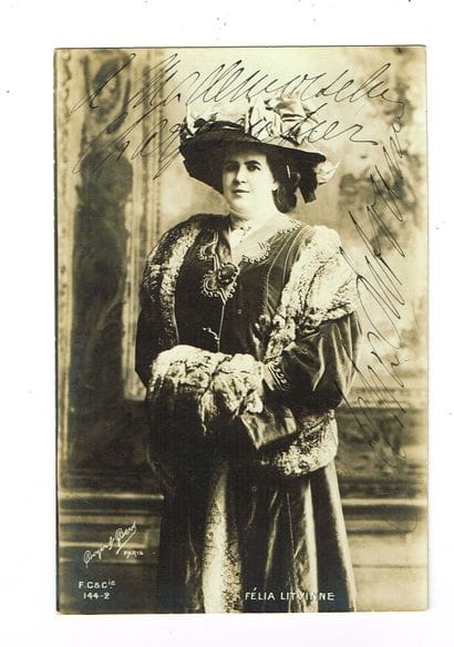 Felia LITVINNE (1860–1936, Russian-born opera...