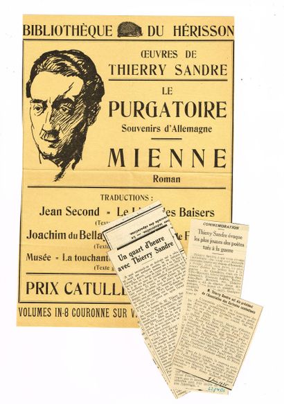 Thierry SANDRE (1890–1950, writer, winner...