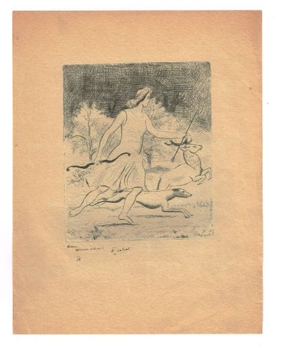 Fernand LABAT (1889–1959, painter, printmaker,...