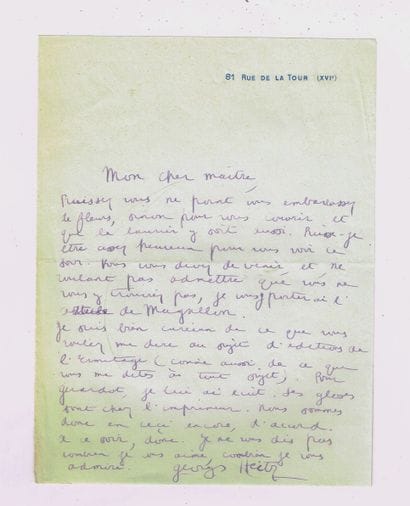 Georges HEITZ (1901–1927, a poet who died...