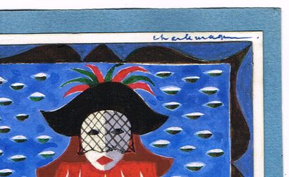 Paul CHARLEMAGNE (1892–1972, painter, illustrator,...