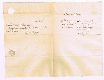 [Alexandre DUMAS, Sr.] – Charles Ogé BARBAROUX...