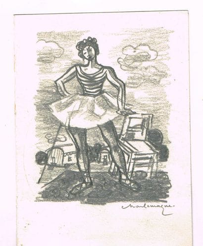 Paul CHARLEMAGNE (1892–1972, painter, illustrator,...