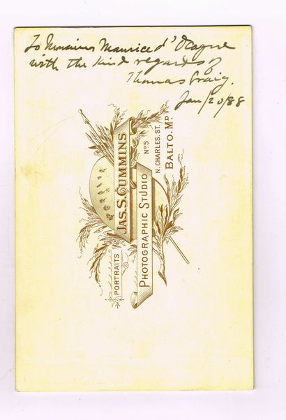 MATHEMATICS - Thomas CRAIG (1855–1900, American...