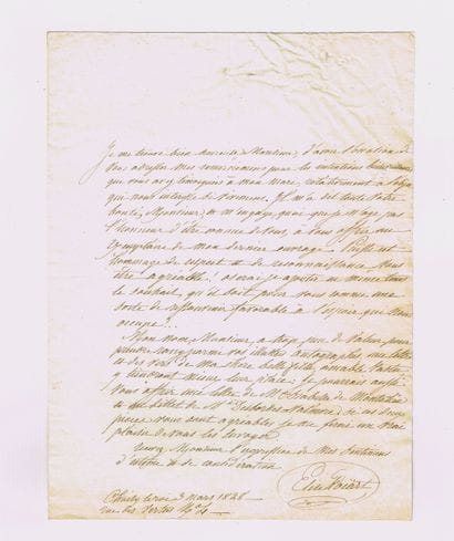 Elise VOÏART (1786–1866, writer) / Signed...